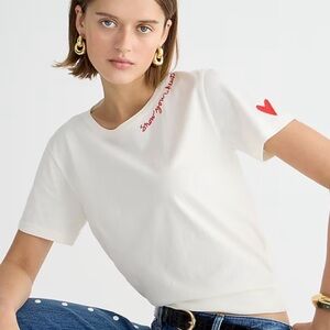 J Crew Graphic Tee NWT